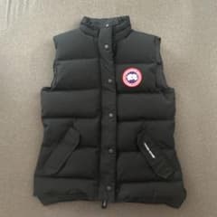 CANADA GOOSE カナダグース フリースタイルベスト ブラックS - メルカリ