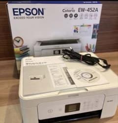 美品　EPSONプリンター EW-452A EPSON EW-452A プリンター・複合機 通電確認済み 2022年3月購入 - メルカリ