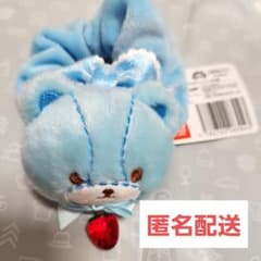 サンリオ　ハローキティ　タイニーチャム　チャーム付き　ぬいぐるみシュシュ　水色