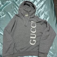 GUCCI プルオーバー フーディー グレー美品のサムネイル