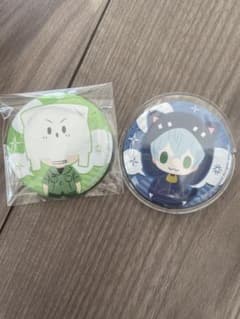 日常組】トラゾー・クロノア缶バッジ - メルカリ