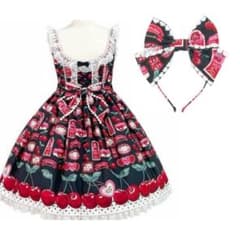 Angelic Pretty CherryJamLabel JSK カチューシャ - メルカリ
