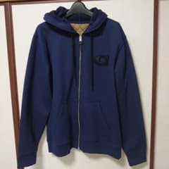 新品コーチネイビー フルジップ フーディМ寸 - メルカリ