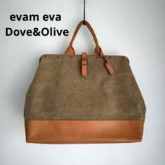 evam eva Dove&Olive ドクターバッグ キャンバスレザー 日本製 evam eva Dove&Olive ドクターバッグ キャンバスレザー 日本製 - メルカリ