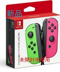 [新品未使用]　ジョイコン　joycon  ネオングリーン/ネオンピ…のサムネイル