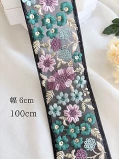 【598】インド刺繍リボン1m☆2点目以降−100円のサムネイル