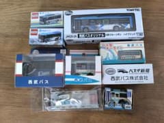 西武バス (ミニカー．目覚まし時計．キーライト．チョロQ．ストラップ)9点 西武バス (ミニカー．目覚まし時計．キーライト．チョロQ．ストラップ