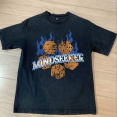 MINDSEEKER ブラック Tシャツ　短丈のサムネイル