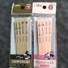 Disney 젓가락 18cm 2개 세트×2세트 미키 미니
