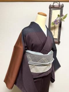 未使用 正絹 袷 訪問着 霞 身丈（肩から）163㎝ - メルカリ