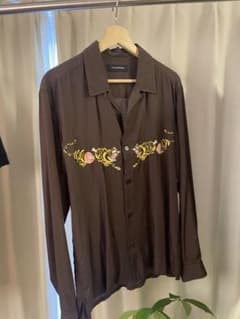 JOHN UNDERCOVER トラ刺繍 長袖シャツ サイズ3のサムネイル