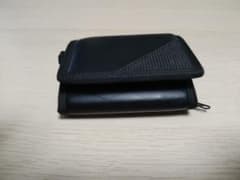 メンズ 三つ折り財布 ブラック ナイロンのサムネイル