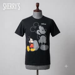 SHERRY'S 미키 마우스 프린트 90' 레트로 아메카지 T셔츠 블랙