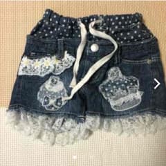 レース デニム パンツのサムネイル