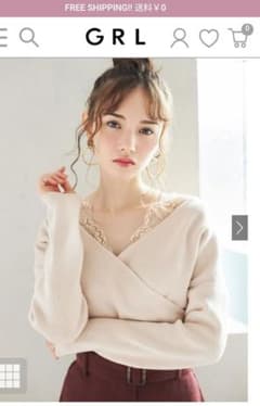 値下げGRLニットトップスのサムネイル