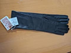 【怠け者様専用】Gloves FRATELLI FORINO ロングレザー手袋黒のサムネイル