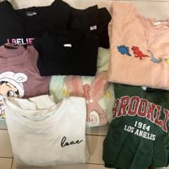 キッズトレーナーニットスカートTシャツまとめ売りのサムネイル