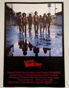 UK版ポスター☆映画『ウォリアーズ』（The Warriors）#1 - メルカリ