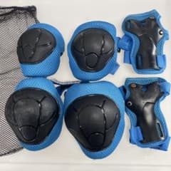 skybulls キッズ用 プロテクター 6点セット ブルーのサムネイル