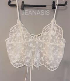 新品未使用 JEANASIS レースビスチェ ホワイト　販売終了品のサムネイル