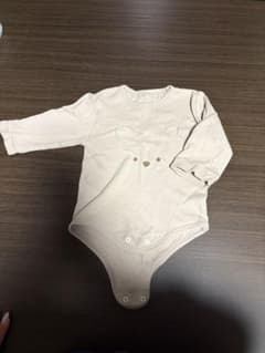 くまちゃんのロンパース 長袖のサムネイル