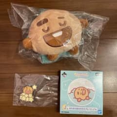 BTS BT21 shooky 봉제 장난감 유리 플레이트 매력 이치 반 복권