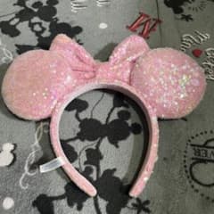 東京ディズニーリゾート ミニー カチューシャ ピンク スパンコールのサムネイル