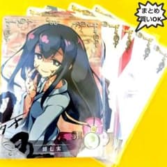 미소녀 TCG 여신 이야기 검어 鑢七実 SR 외 5장 세트