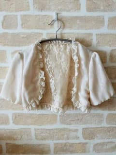【フリル】【花柄レース】ボレロのサムネイル