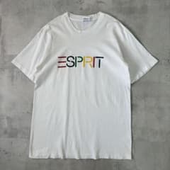 希少90s Espritエスプリ アートTシャツ 鳥 動物 USA製 アイボリー 90s USA製 Esprit エスプリ ロゴTシャツ 白 L シングルステッチ - メルカリ