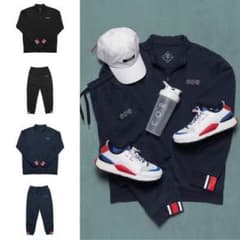 COR 人気セットアップ　上下セットBLACKのサムネイル