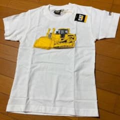 新品130㎝半袖Tシャツ　ブルドーザーのサムネイル