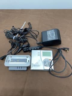 SHARP ポータブルMDプレーヤー シルバー MD-DR77-S ジャンク品 - メルカリ