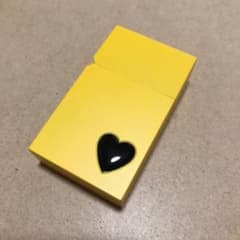 ハードエッジ ハート ZIPPO イエロー ハートジッポーのサムネイル