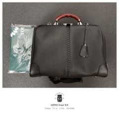 YOUTA 豊岡鞄 ダレスバッグ PVCリザード M 黒 リュック - メルカリ