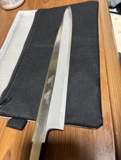 柳刃包丁 270mm中川作 青1紋鍛錬 黒檀柄 柳刃包丁 270mm中川作 青1紋鍛錬 黒檀柄 - メルカリ