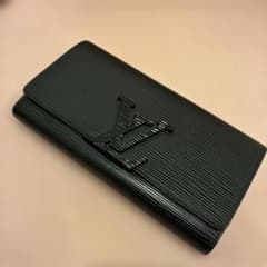LOUIS VUITTON エピ ポルトフォイユ カプシーヌ長財布 ブラック - メルカリ