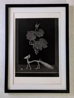 長谷川潔「狐と葡萄」 - メルカリ