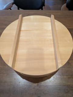 木製 寿司桶 蓋付き 銅タガ 木製 寿司桶 蓋付き 銅タガ - メルカリ