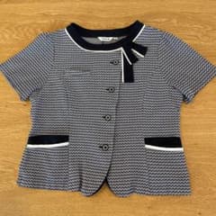 SELERY 事務服 半袖ブラウス 15号のサムネイル