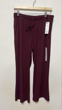 GU リブプルオンパンツ ワイン
