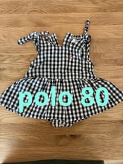 POLO Baby チェック柄ロンパース 80のサムネイル