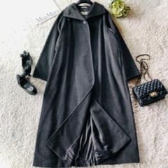 希少42✨美品 マックスマーラ マキシコート ガウン カシミヤ 女優襟
