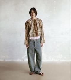 joone joonam 25SS Patterned Denim Pant - メルカリ