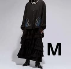 HARE×Ado コラボ ローズシシュウシャツ ブラック M - メルカリ