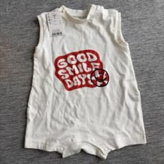 新品 80 【リンク】ロゴ&モチーフタンクロンパスのサムネイル
