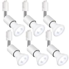 【M2476-84-59】スポットライト　6灯　LED電球付き　ダクトレール M2476-84-59】スポットライト 6灯 LED電球付き ダクトレール - メルカリ