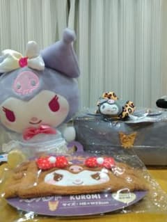 サンリオ　クロミ　４点セット　ヘアバンド　シュシュ　ぬいぐるみ　バッグ