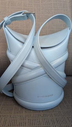 Alexander McQueen ライトブルー ショルダーバッグのサムネイル