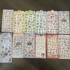 キャラクター立体シール 12枚セットのサムネイル